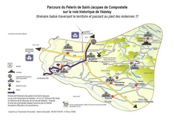 Le chemin de Saint Jacques de Compostel