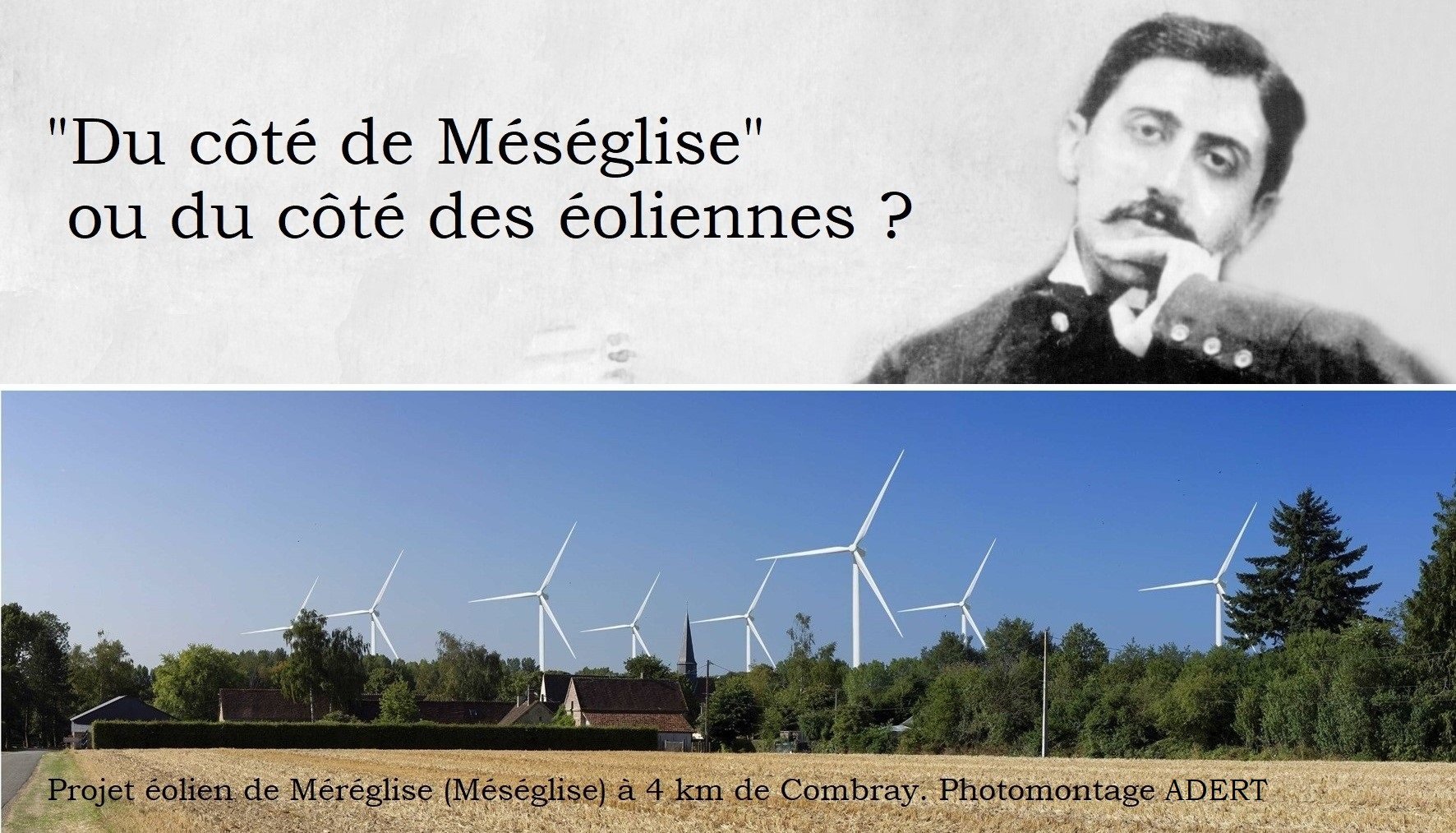 Encerclement éolien d'Illiers-Combray Méséglise Proust