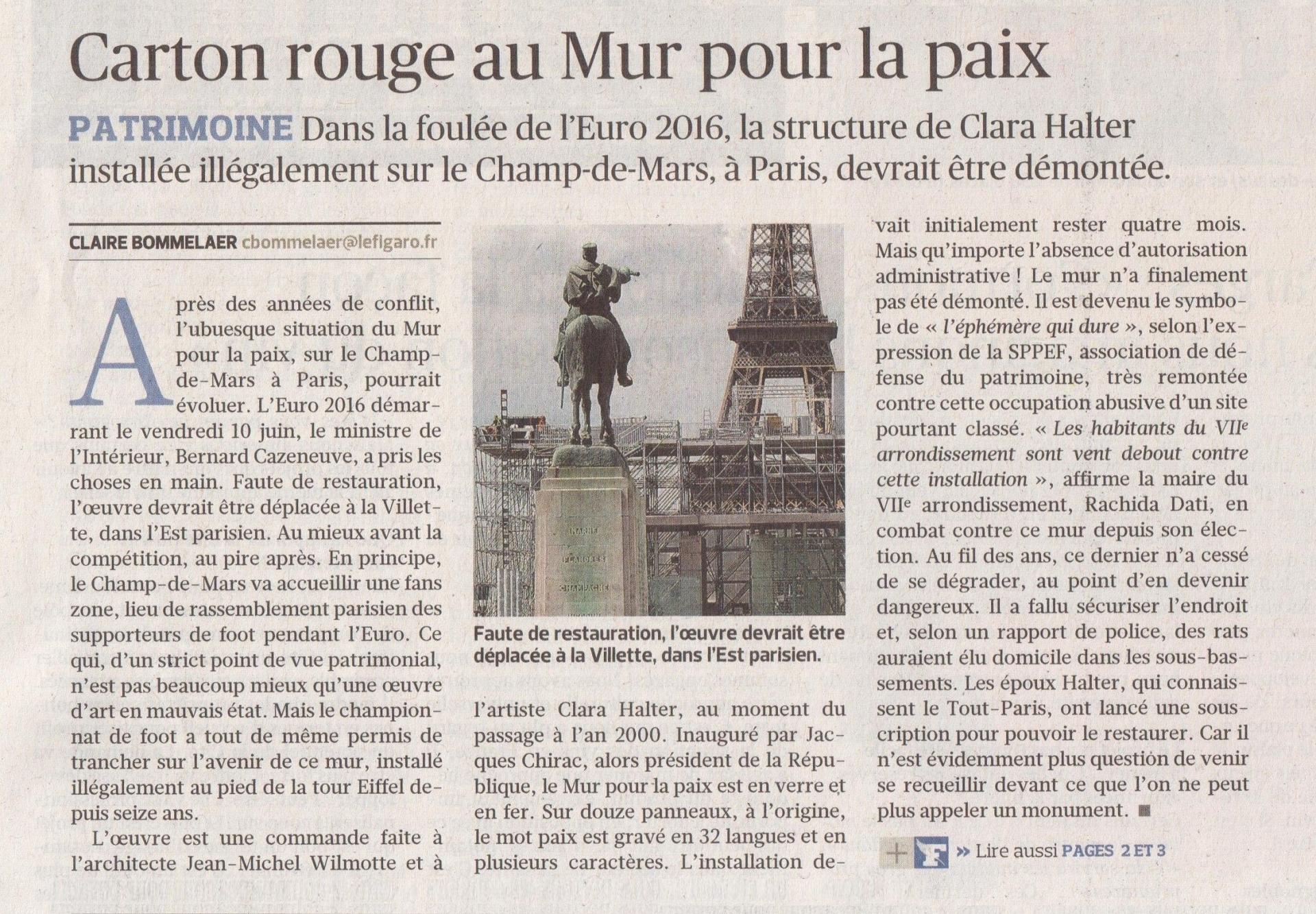 Le Figaro du 31 mai 2016