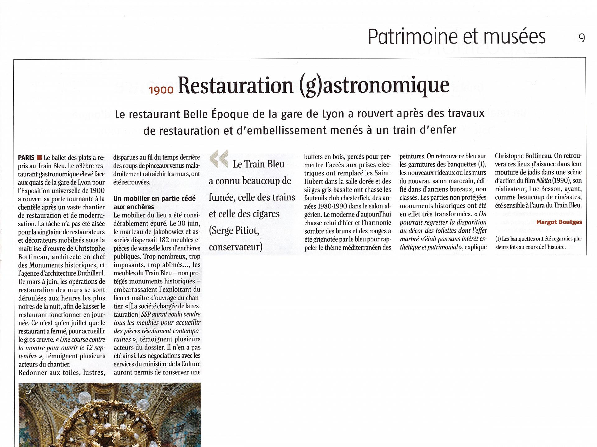 Le Journal des Arts n° 419 du 19 septembre au 2 octobre 2014, p. 9
