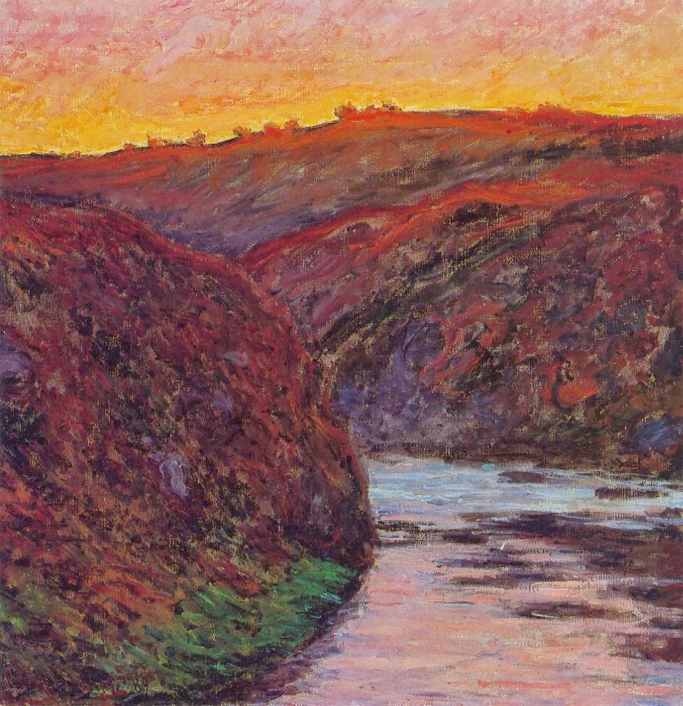 1889 Valley of the Creuse at Sunset oil on canvas 70 x 73 cm Muse_e d'Unterlinden, Colmar, France